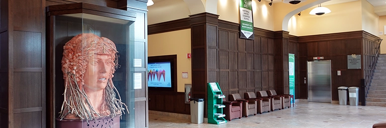 Education building lobby