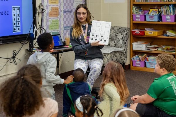 kids at a bilingual writing camp
