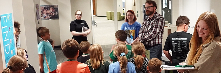 Summer camp students